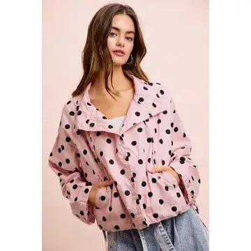 Polka Dot Windbreaker.