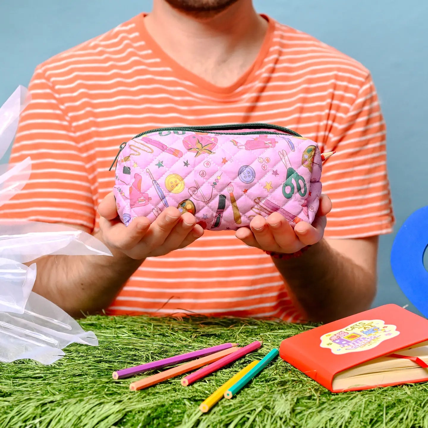 Arts and Crafts Pencil Pouch.