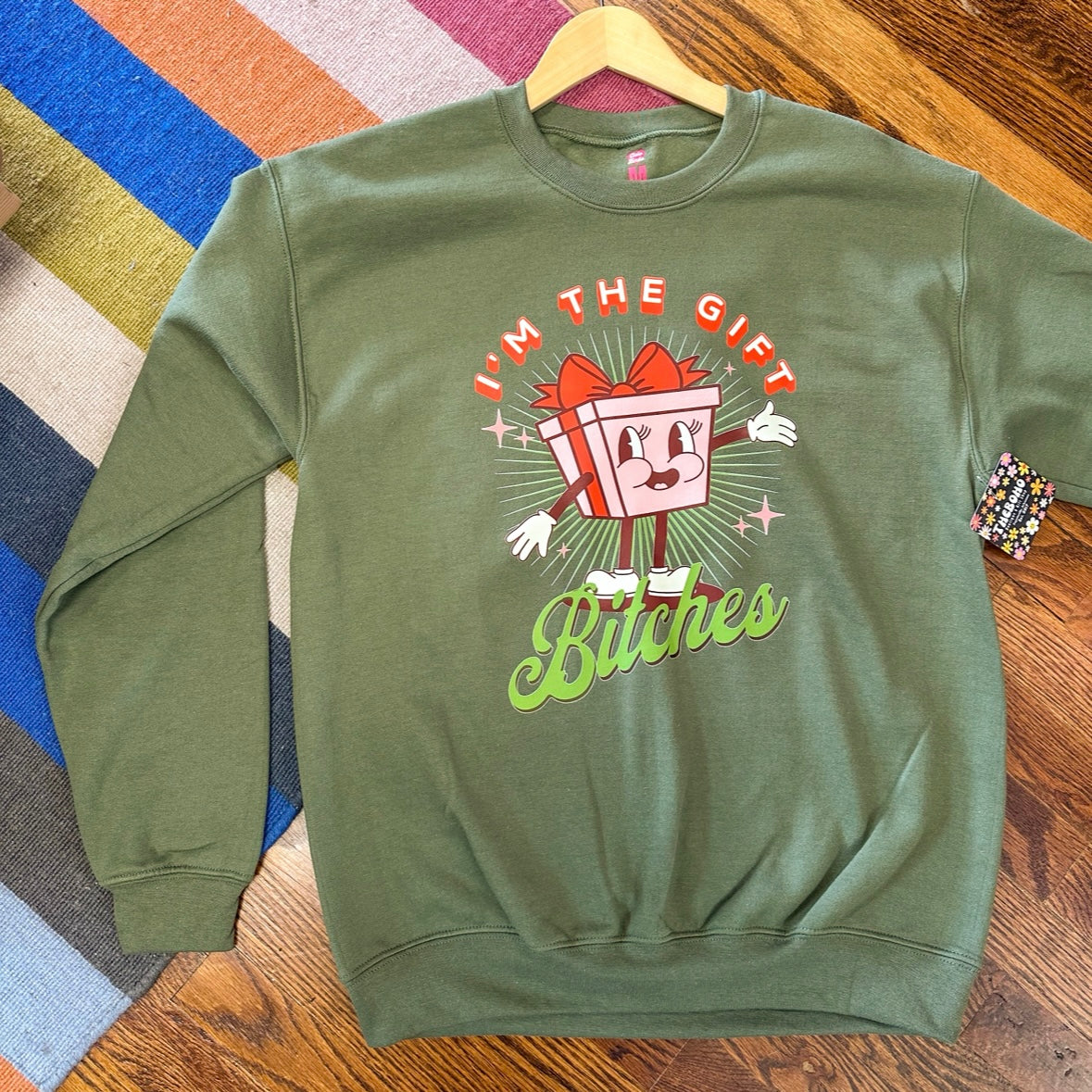 Christmas Crew Neck Sweatshirt - I Am The Gift