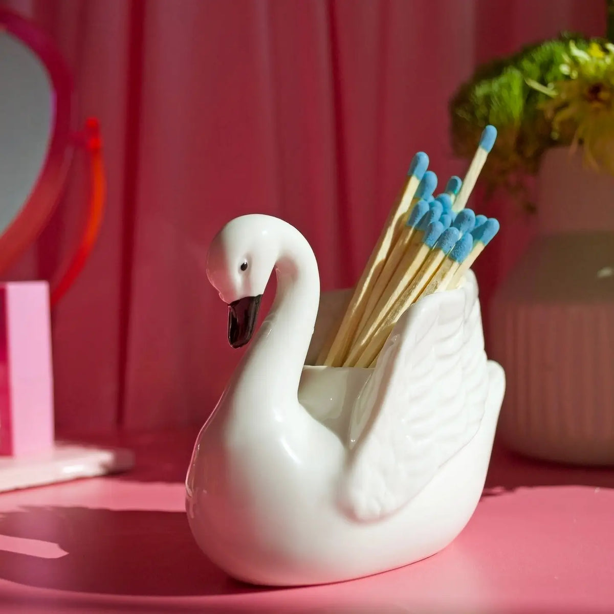 Swan Match Striker & Holder.