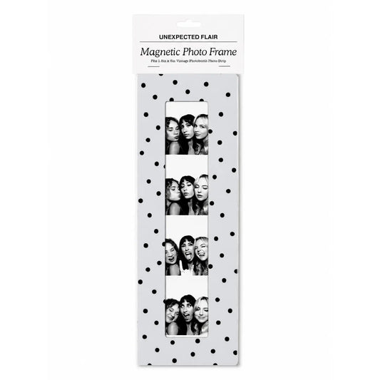 Magnetic Vintage Photobooth Frame - Polka Dot