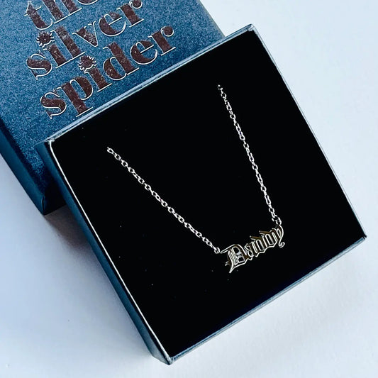 Daddy Necklace - Silver