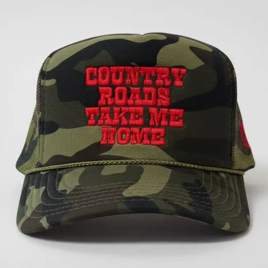 Country Roads Take Me Home Foam Trucker Hat