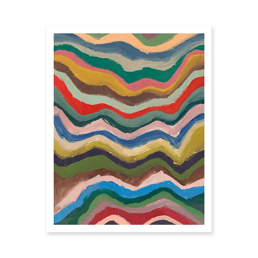 Pulse Abstraction Print
