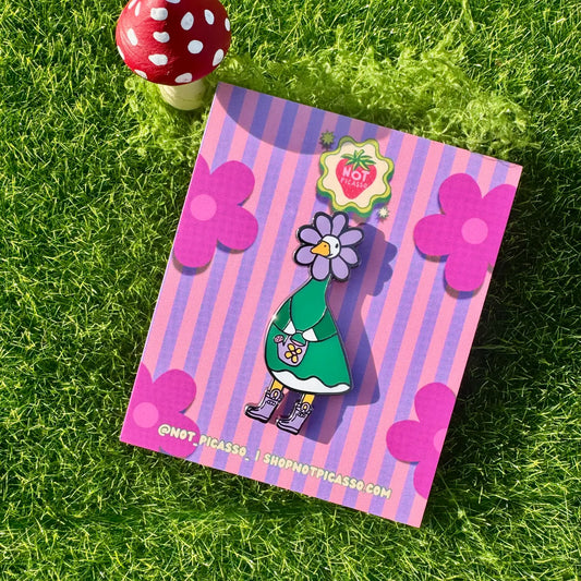 Goose Springsteen Enamel Pin