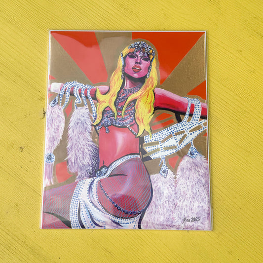 Life Of A Showgirl Taylor Print No. 2 - 8x10