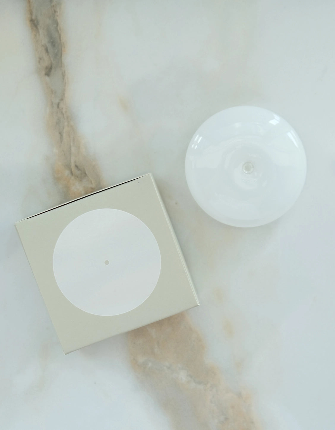 Glass Bubble Incense Burner - Opaque White.