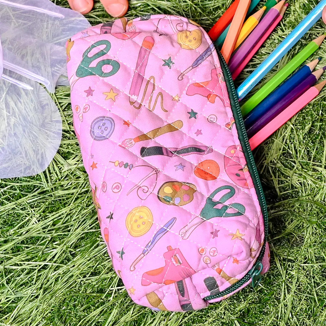Arts and Crafts Pencil Pouch.