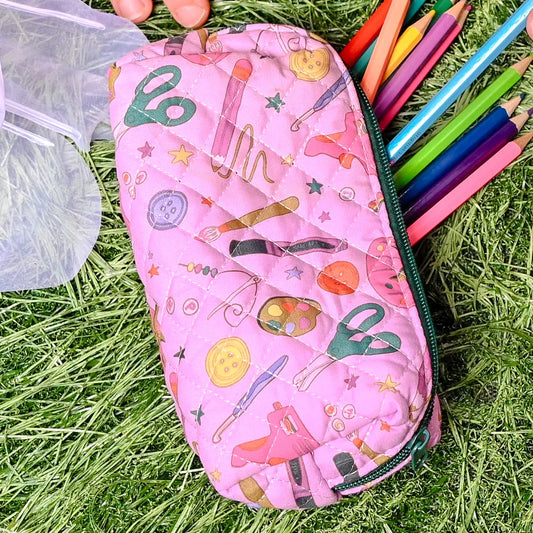 Arts and Crafts Pencil Pouch.