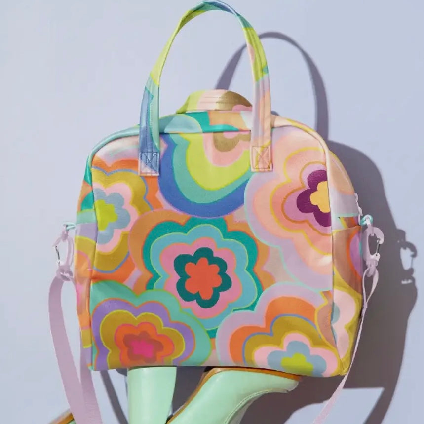 Trippy Hippy Floral Skate Bag