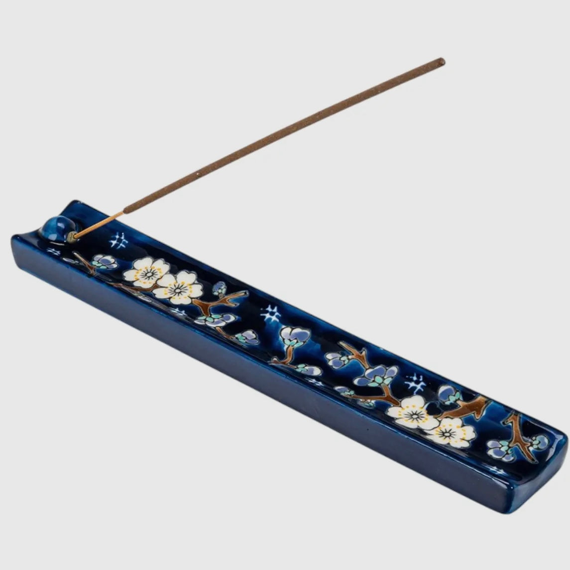Ceramic Incense Burner - Plum Blossom
