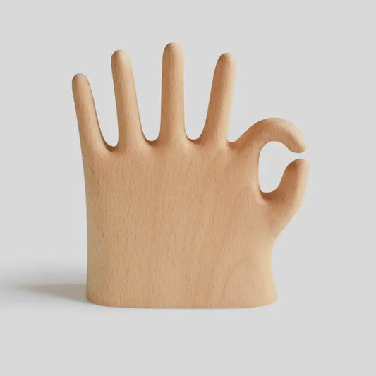 Wooden Hand Display - OK