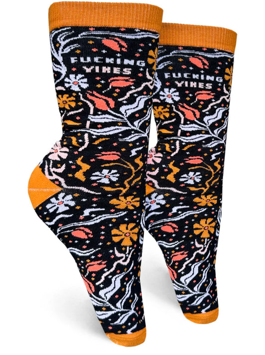 Fucking Yikes Womens Crew Socks