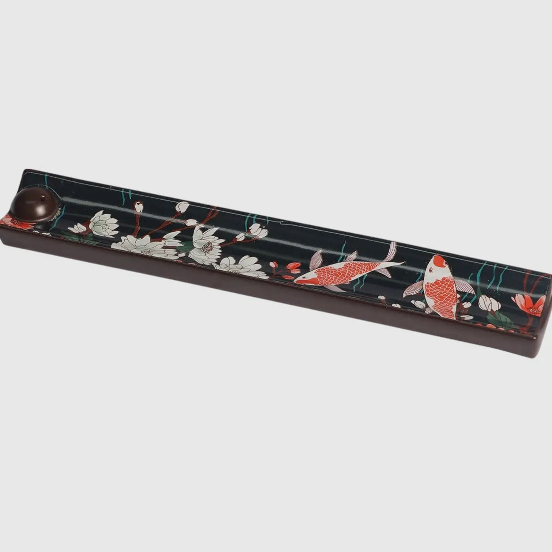 Ceramic Incense Burner - Koi Fish
