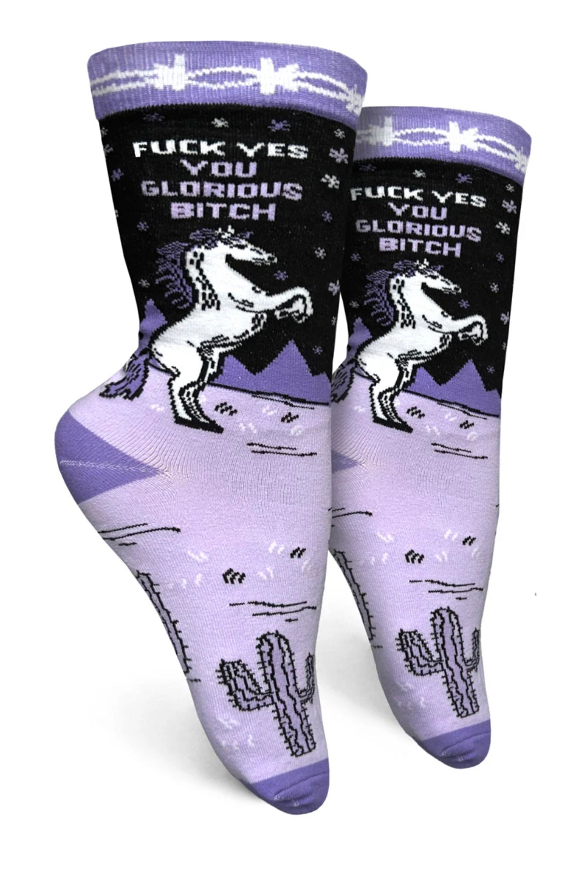 Fuck Yes You Glorious Bitch Socks