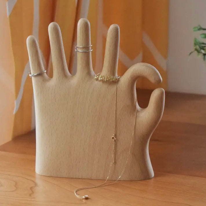 Wooden Hand Display - OK