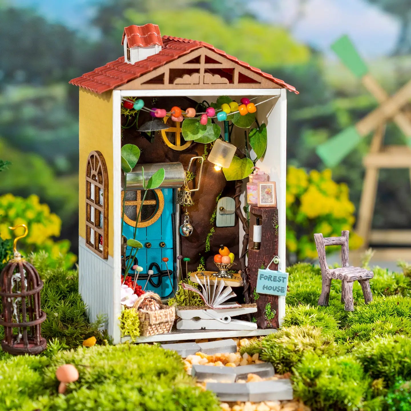 Diy Miniature House Kit: Borrowed Garden