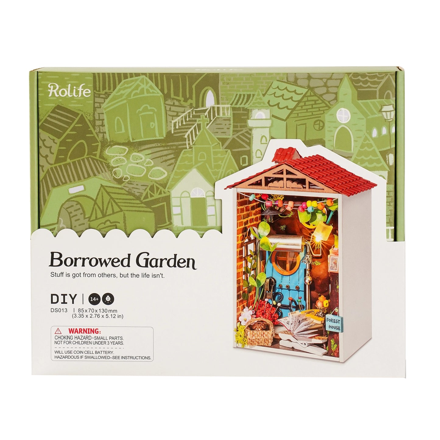 Diy Miniature House Kit: Borrowed Garden