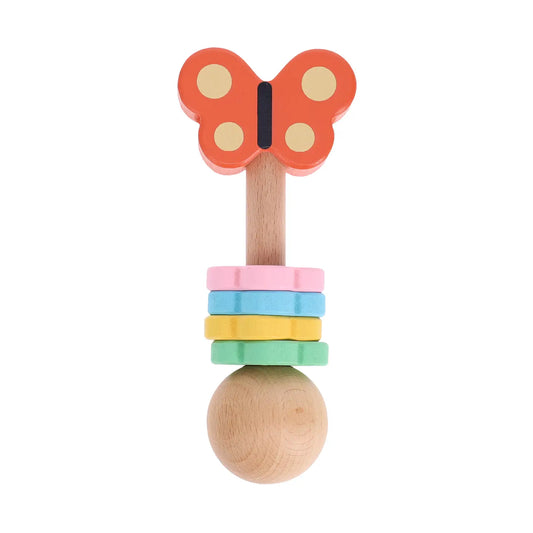 Butterfly Wooden Shaker