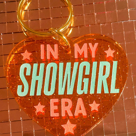 In My Showgirl Era Laser Engraved Keychain