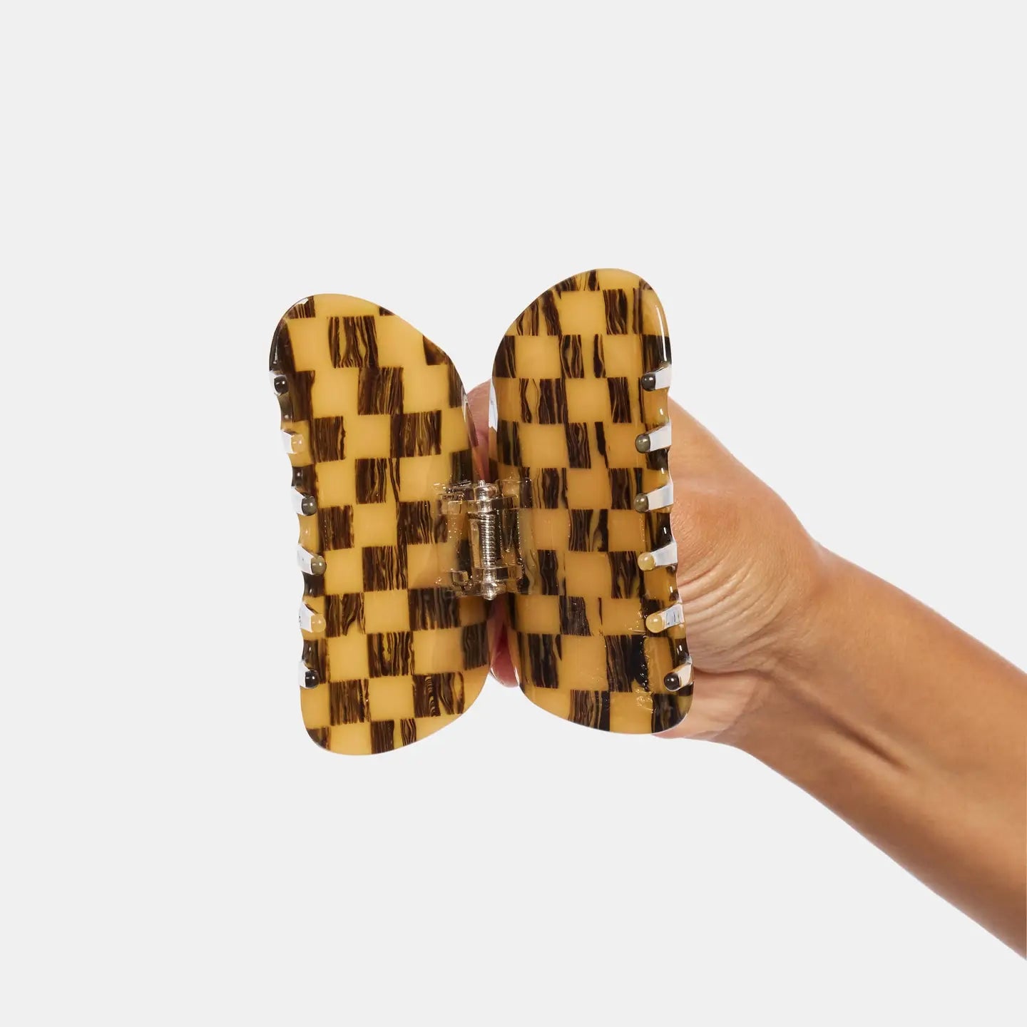 Checker Claw In Mocha