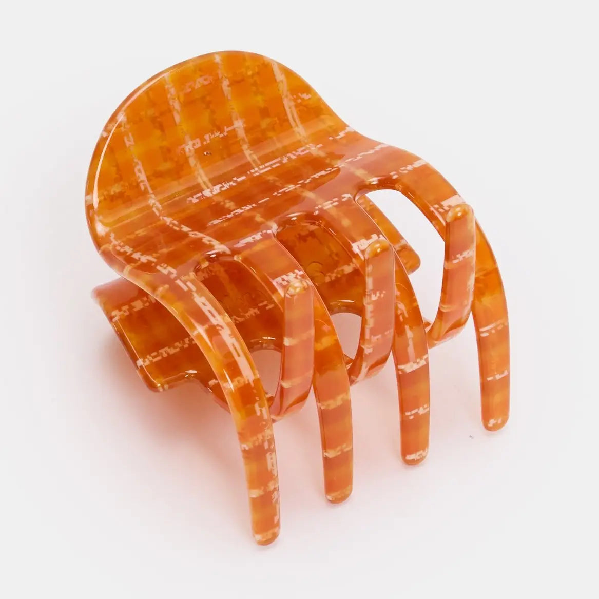 Ursa Clip In Camel Plaid