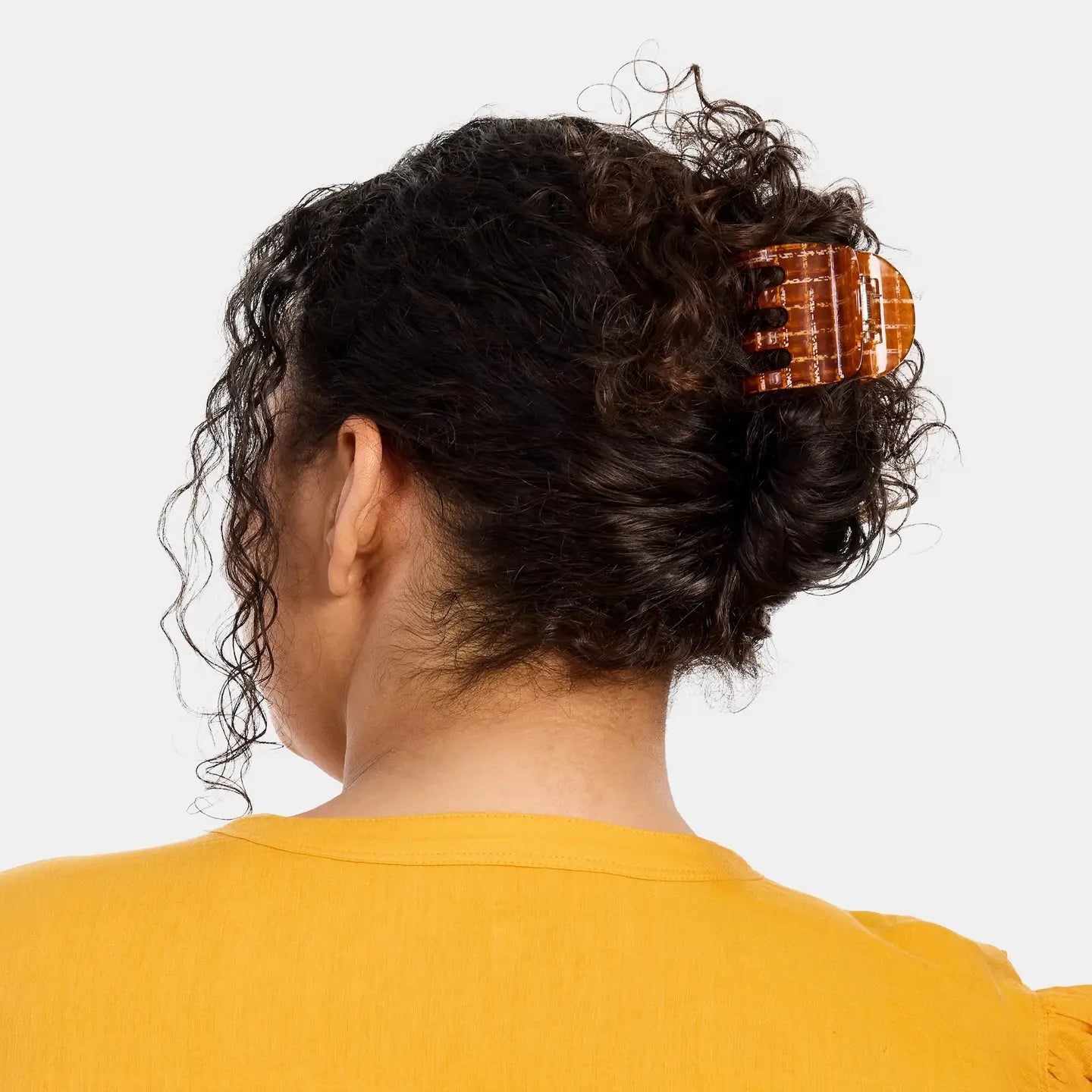 Ursa Clip In Camel Plaid