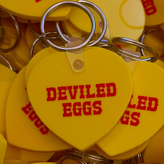 Deviled Egg Keychain