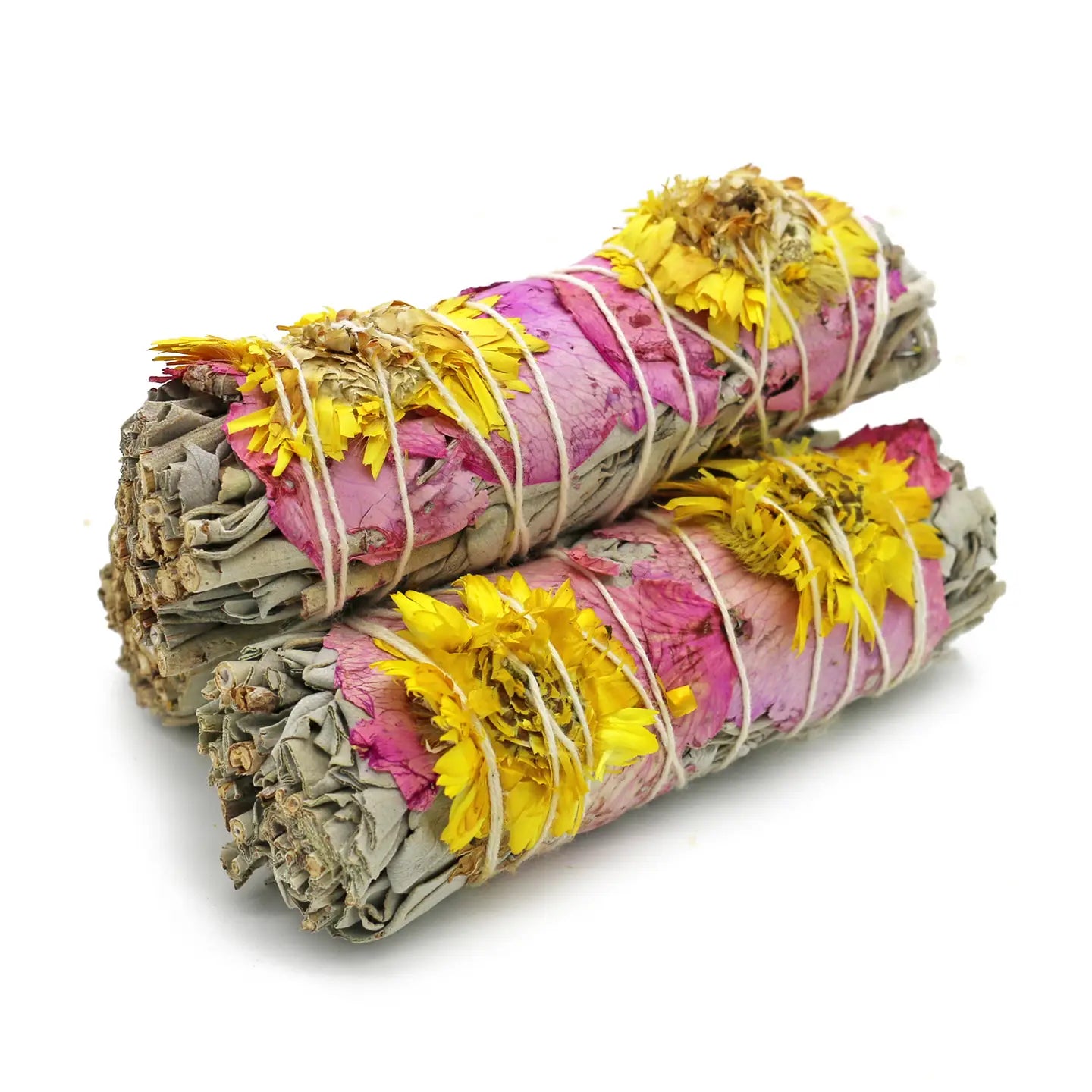 Amour Floral White Sage Smudge Stick (4 in.)