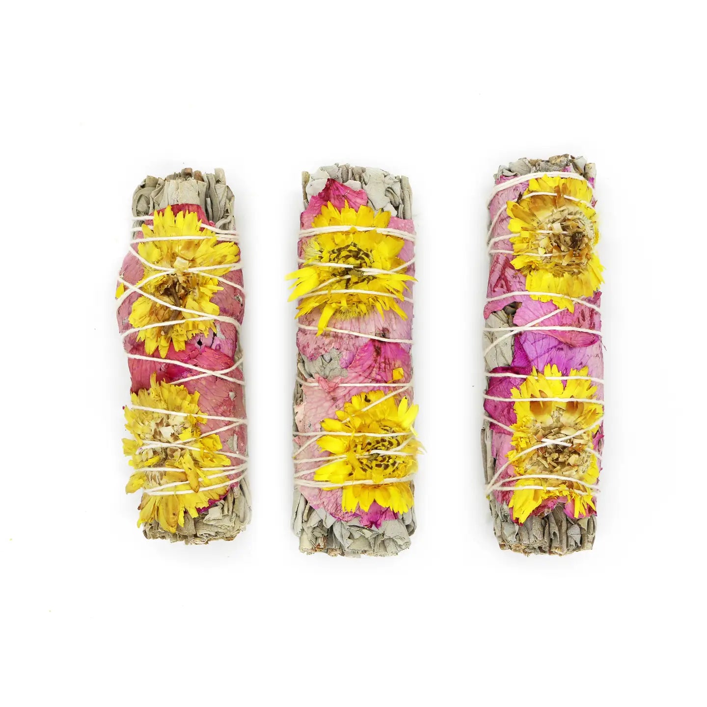 Amour Floral White Sage Smudge Stick (4 in.)