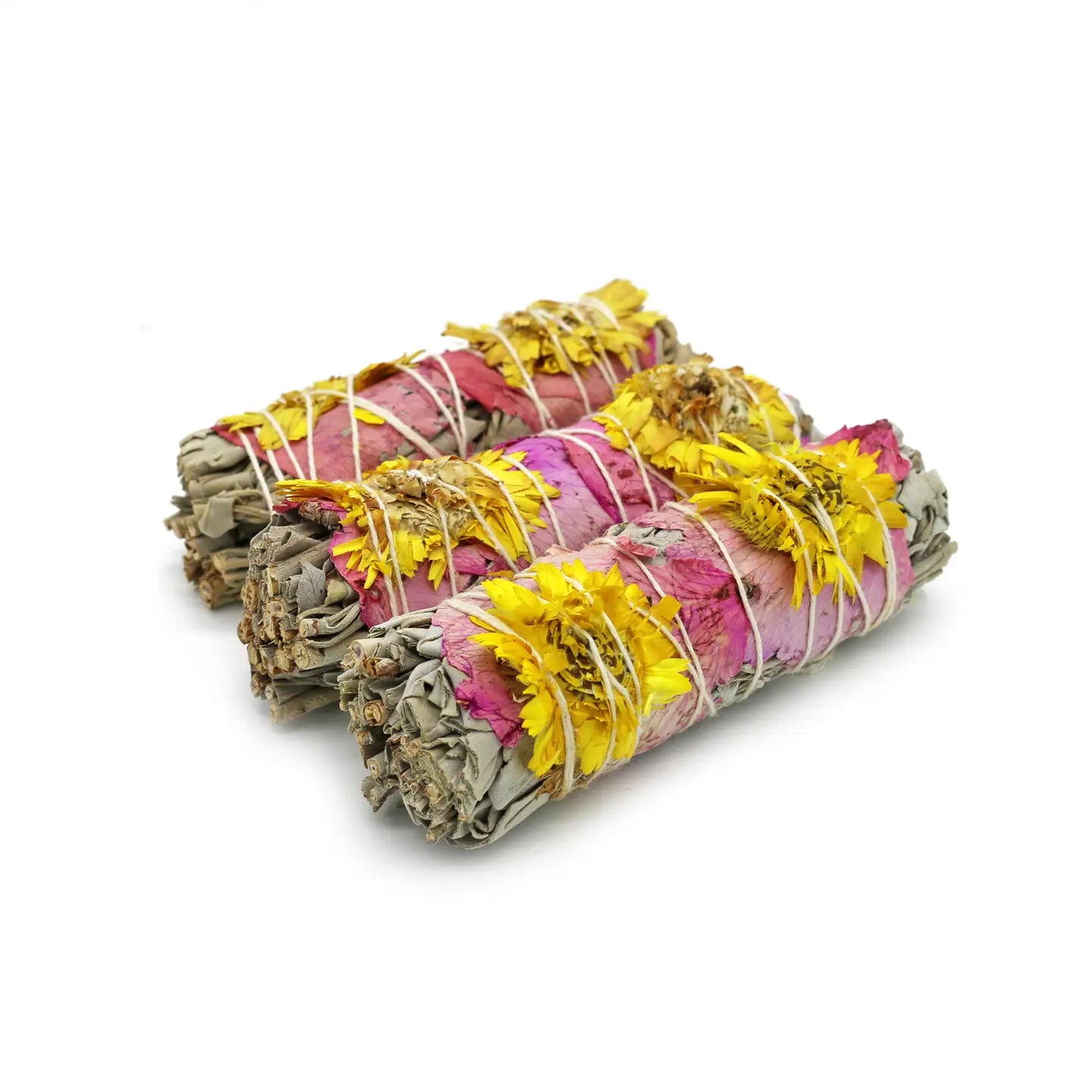 Amour Floral White Sage Smudge Stick (4 in.)