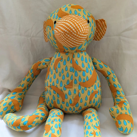 Handmade Stuffed Monkey