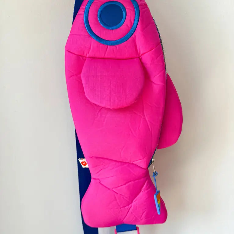 The Fish Bag - Sporty Pink by Curlworks