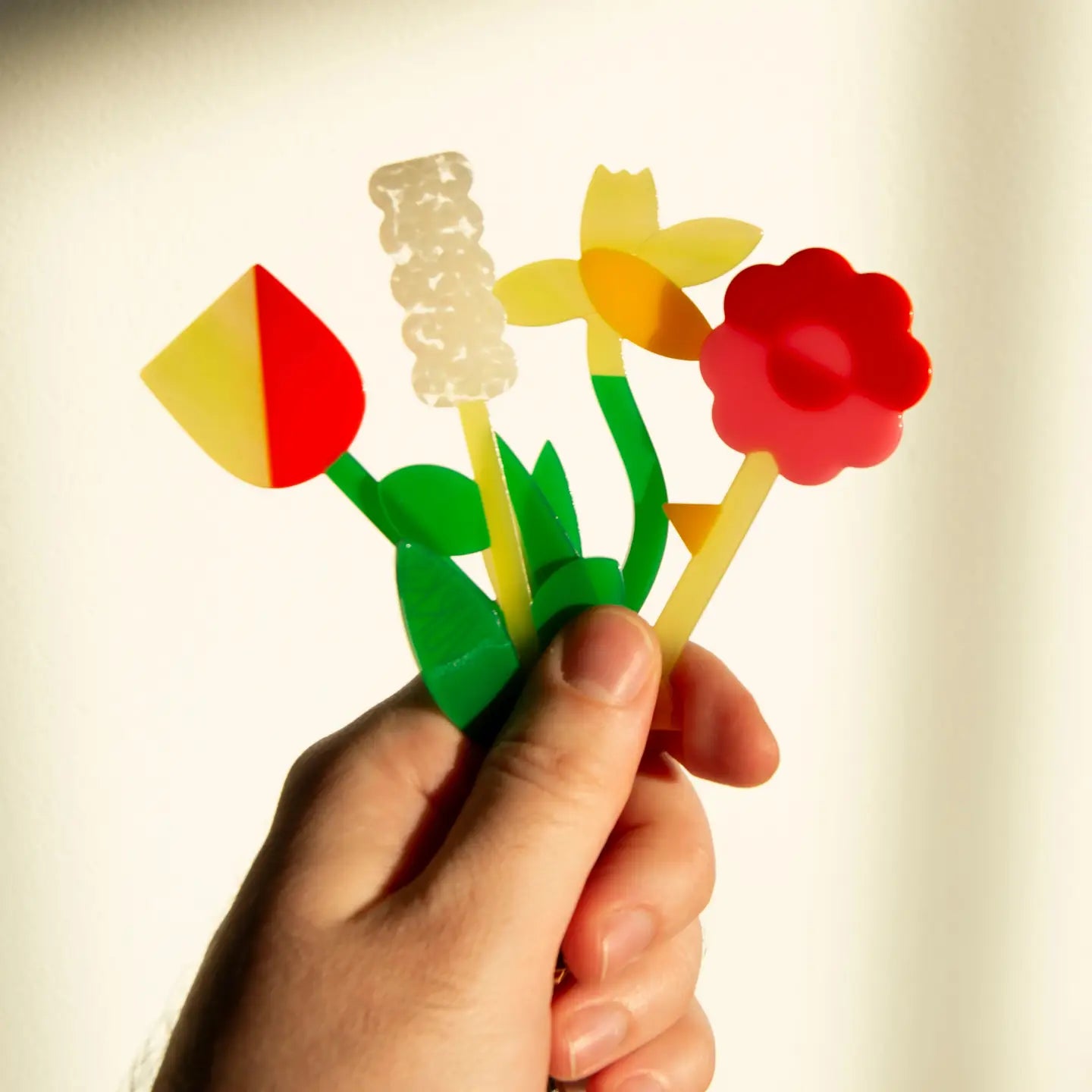 Fresh Flower Bouquet Bag Charm by Curlworks