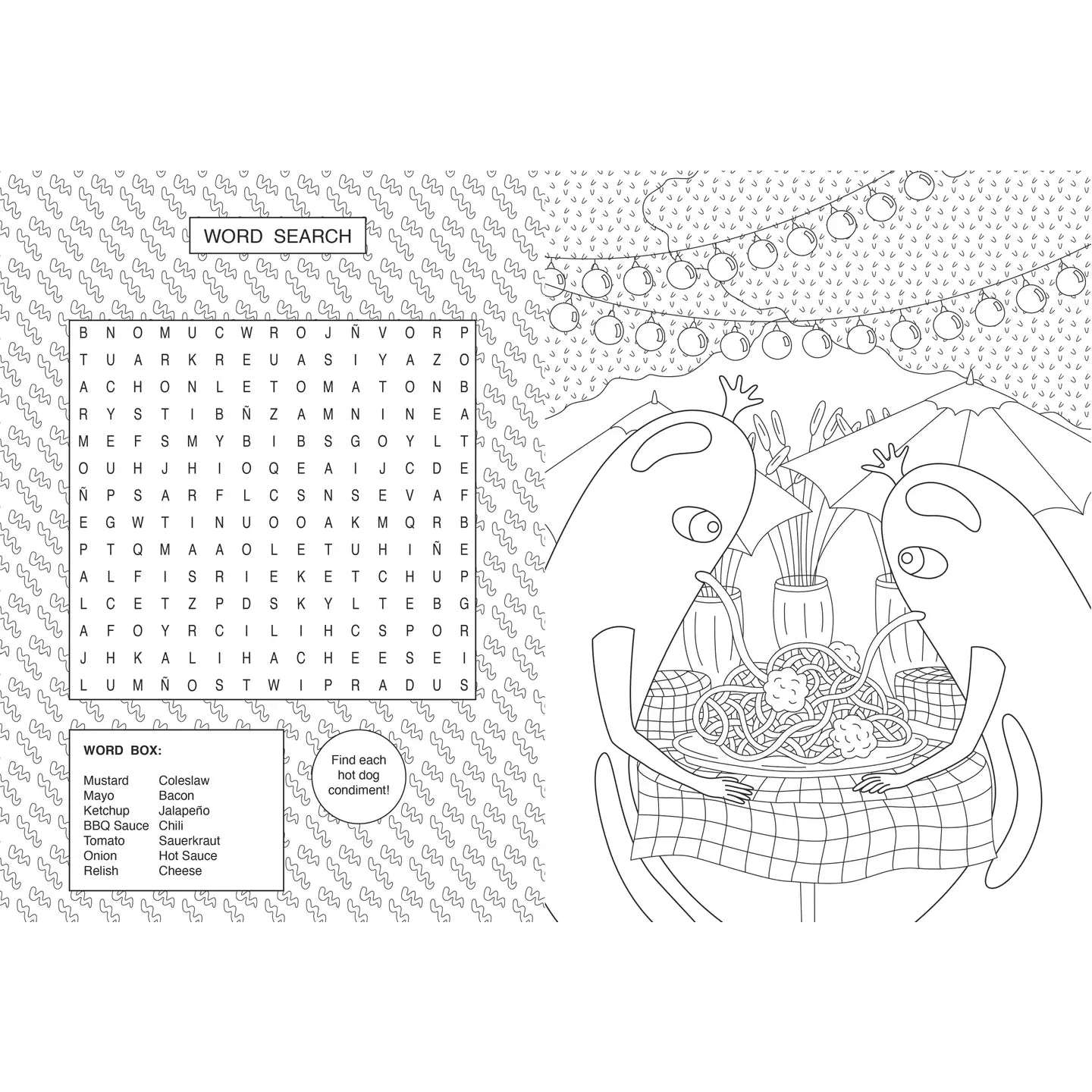 Ultimate Hot Dog Coloring and Activity Book