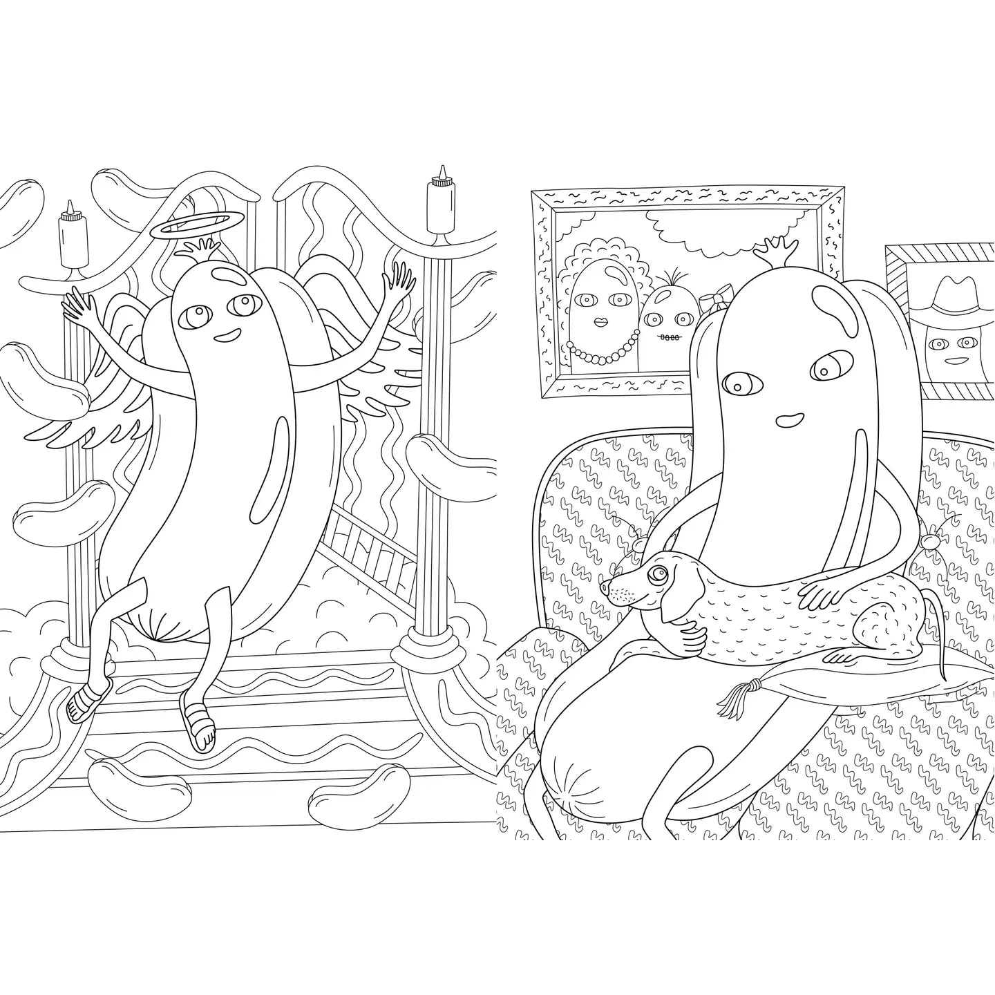 Ultimate Hot Dog Coloring and Activity Book