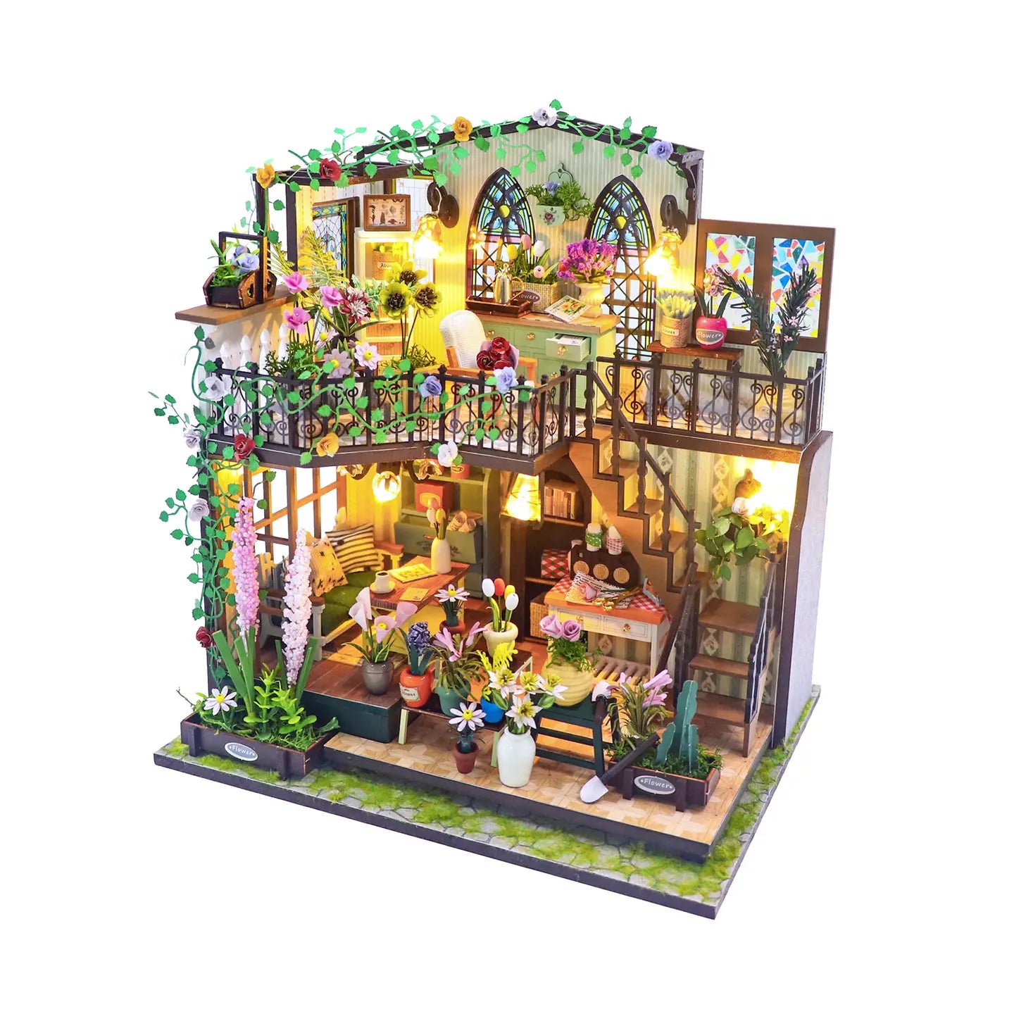 Diy Miniature House Kit: Garden Loft