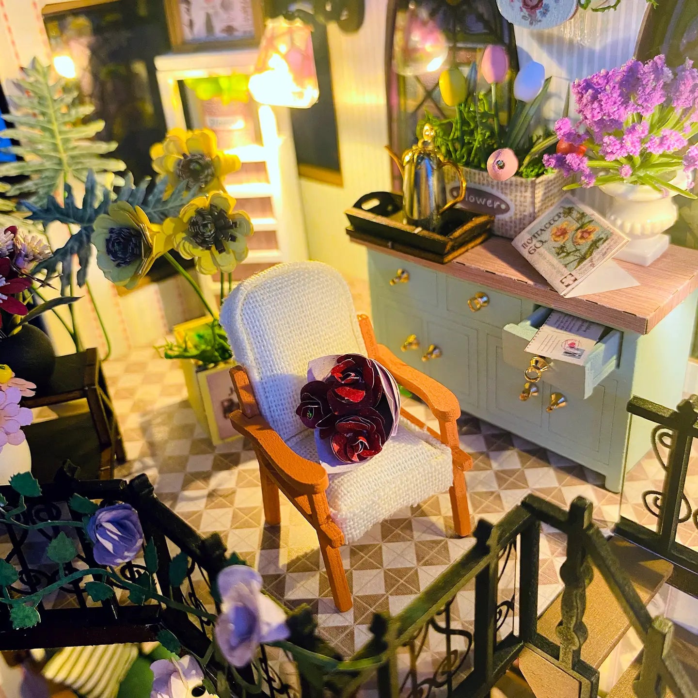 Diy Miniature House Kit: Garden Loft