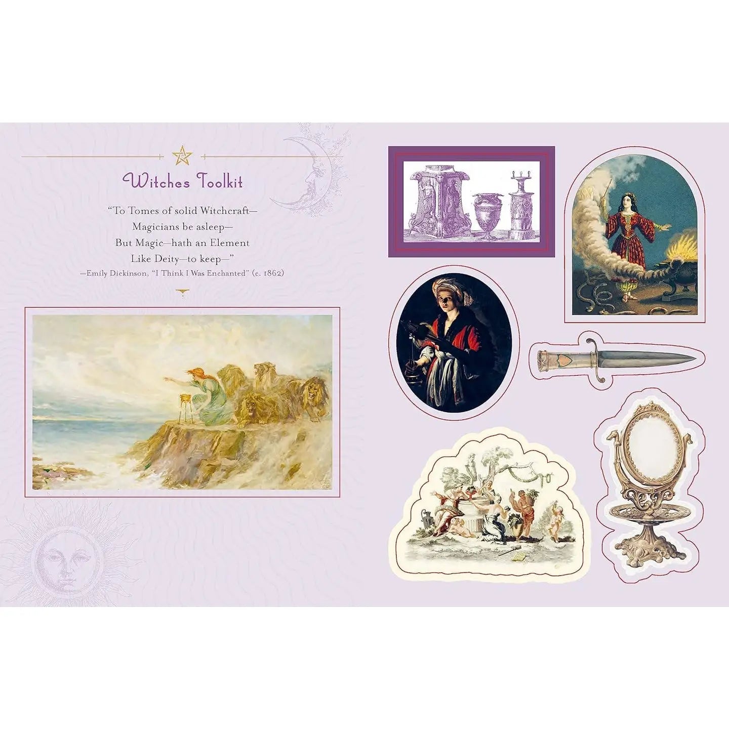 Wicca Sticker Book: 400+ Magickal & Mystical Stickers