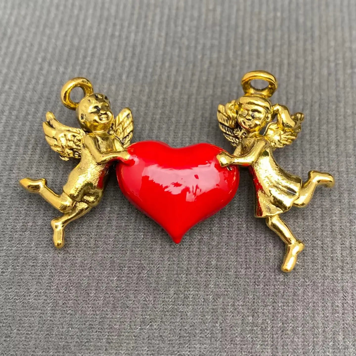 Cupid Hearts Brooch