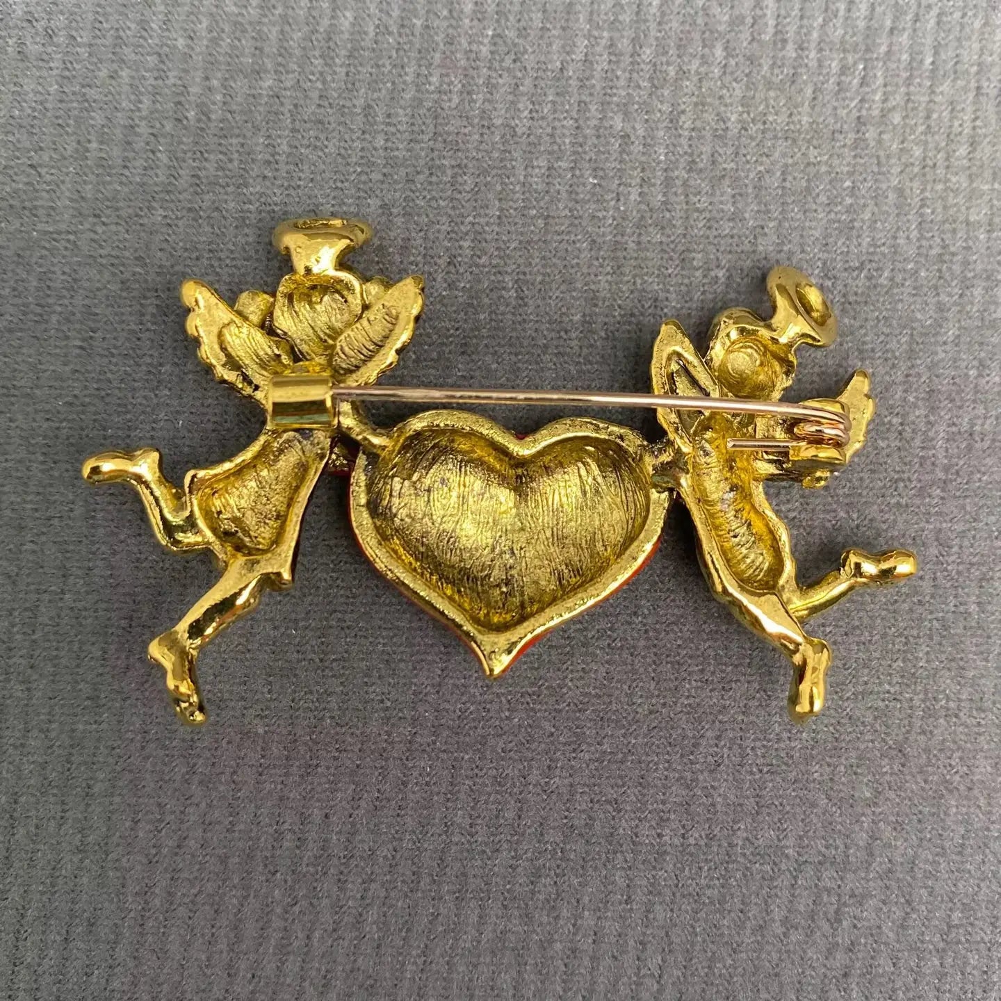 Cupid Hearts Brooch