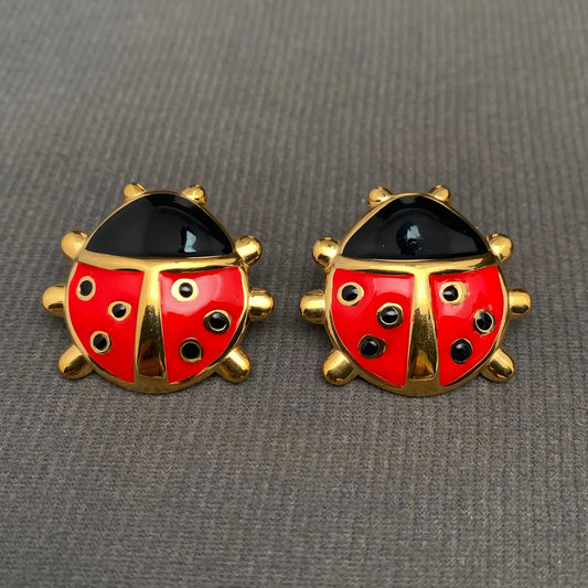 Lady Bug Studs