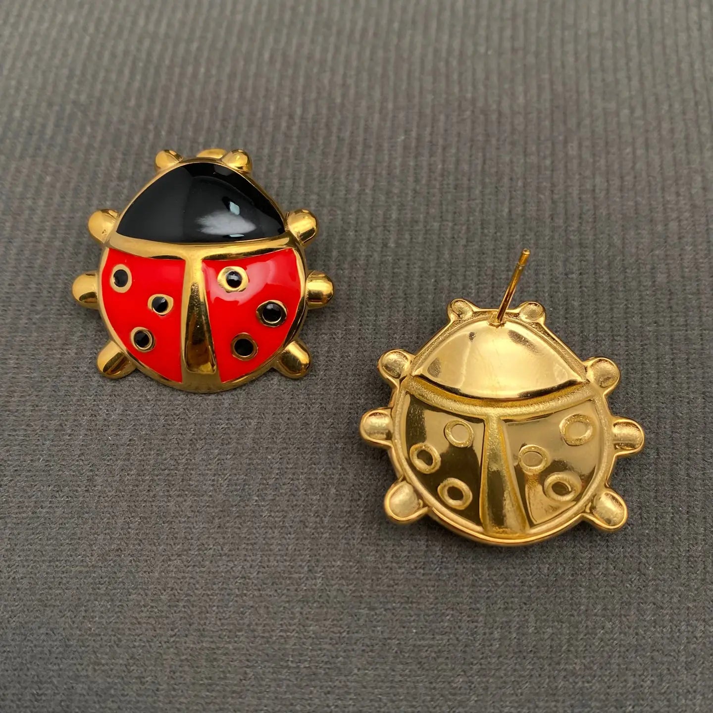 Lady Bug Studs