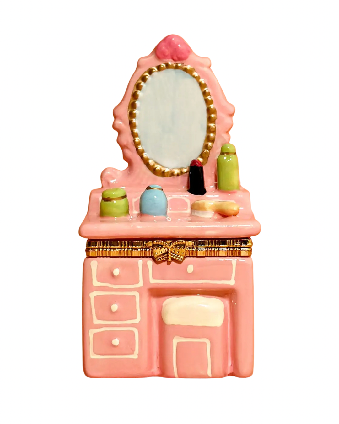 Pink Dresser Trinket Box.