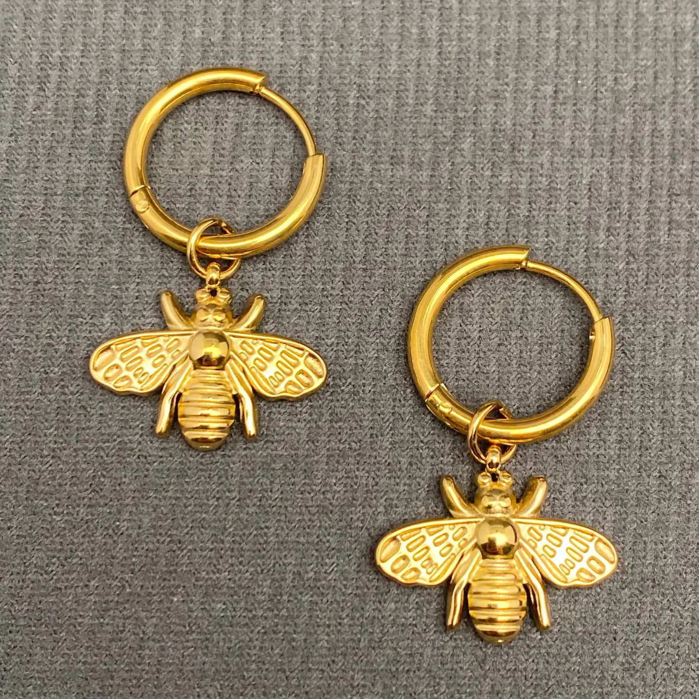 Bee Huggie Earrings
