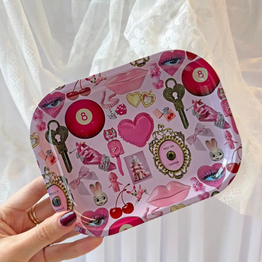 Pink Things Trinket Tray