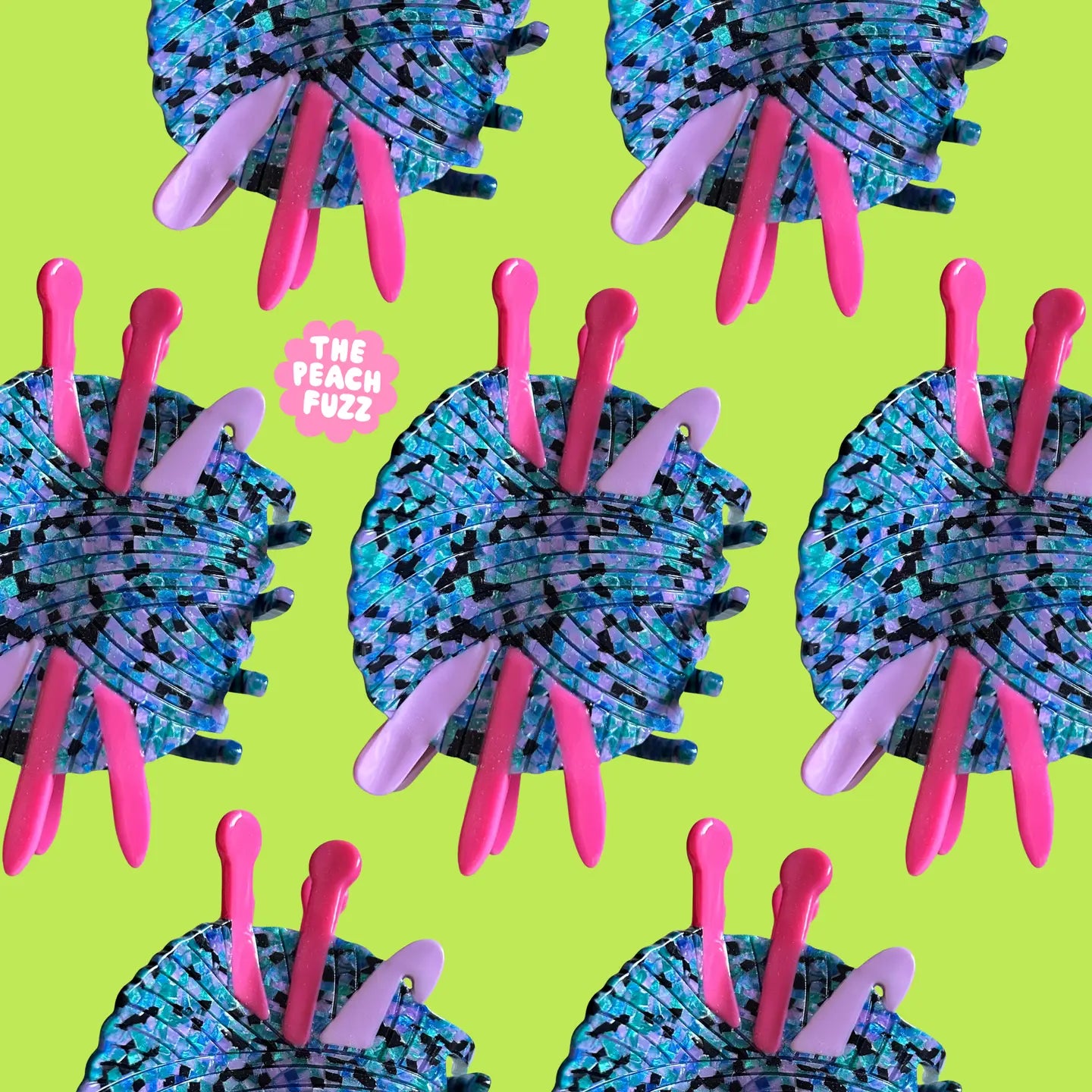 Crochet And Knitting Needles Claw Clip