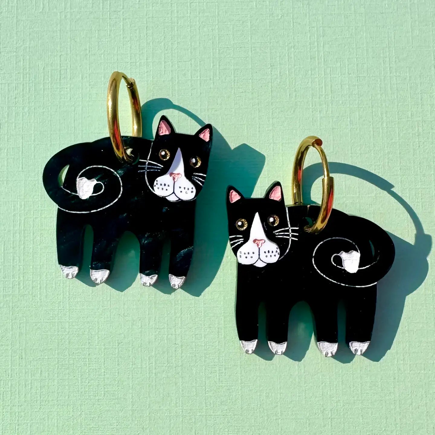 Twiggy the Kitty Earrings