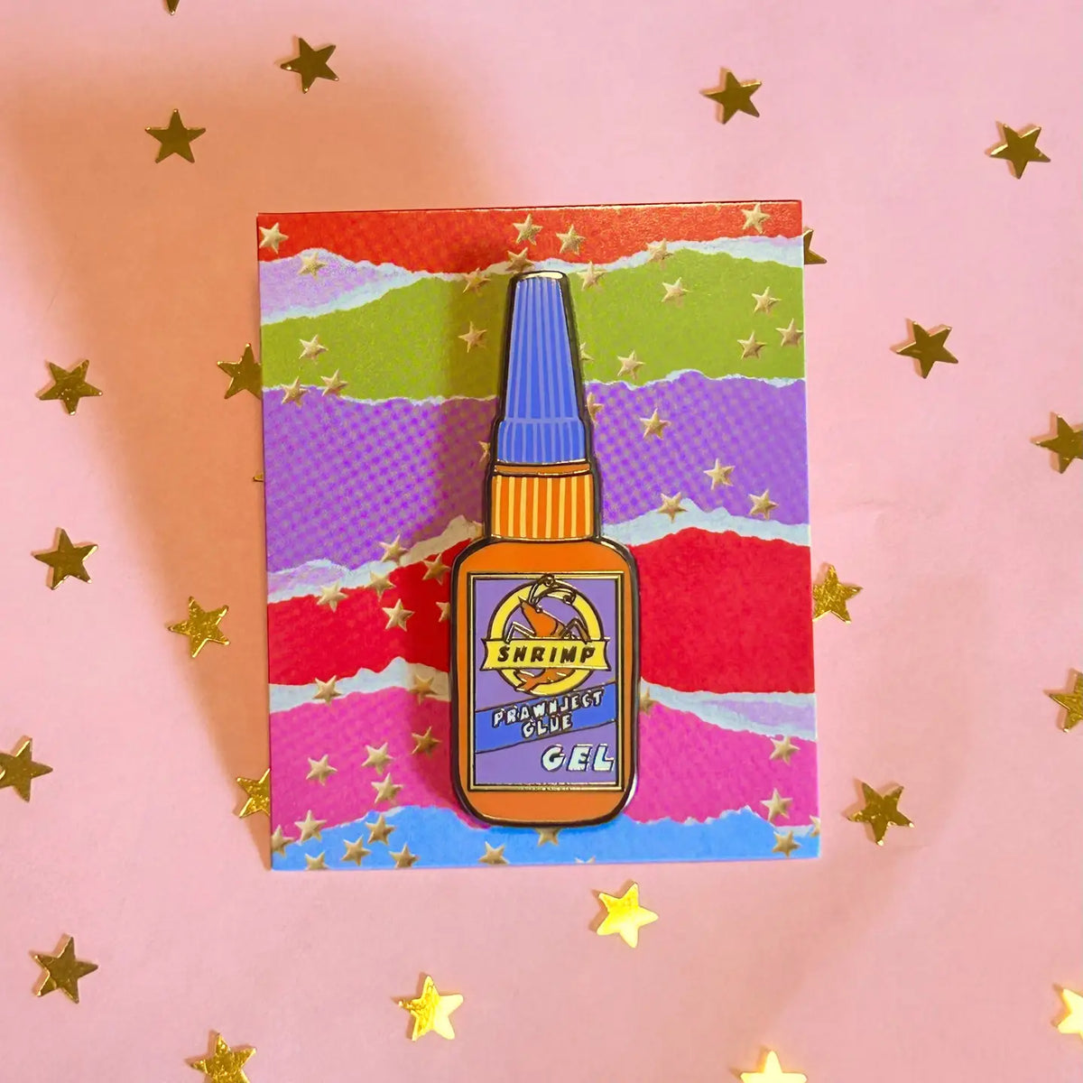 Prawnject Glue Enamel Pin (Tamiko X Tpf).