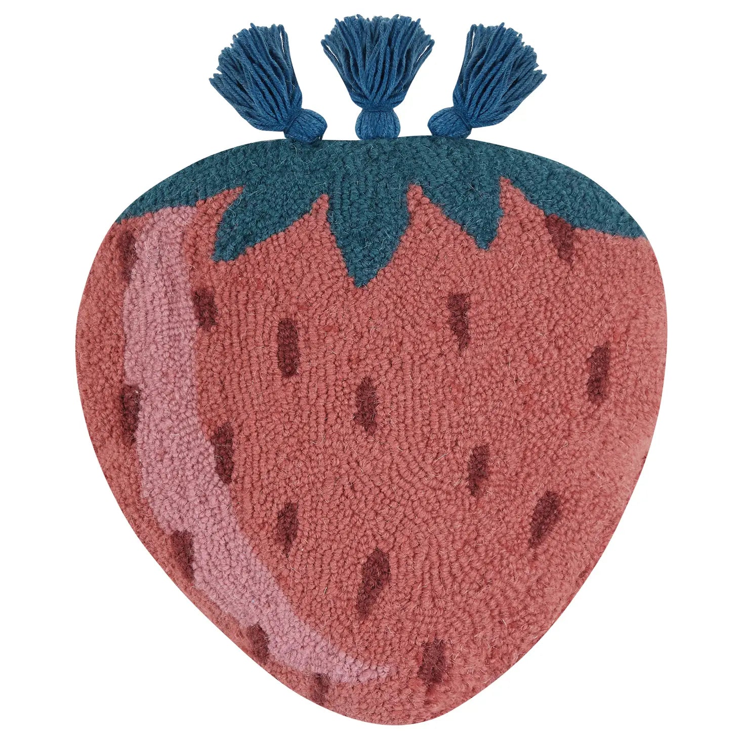 Strawberry Tassels Hook Pillow.